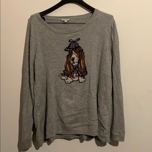 Talbots inspector Beagle sweater
